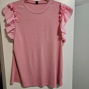 Women's Plus Size Short-Sleeve Blouse